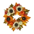 thumbnail image 4 of Fall Wreath Artificial Flower Wreath Front Door Wreath 17 inch Fall Decor Wreath, 4 of 9