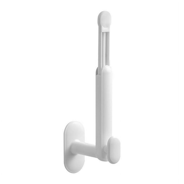 Supports pour Suspendre des Vêtements, Crochet de Rangement Rétractable en L Sans Perçage - Support Mural et de Porte à Forte Adhérence pour Vêtements
