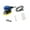 With vacuum cleaner-6 inch model, variant on Portable Air Powered Sander Multi Purpose Tool Featuring Interchangeable Discs and Speed Control