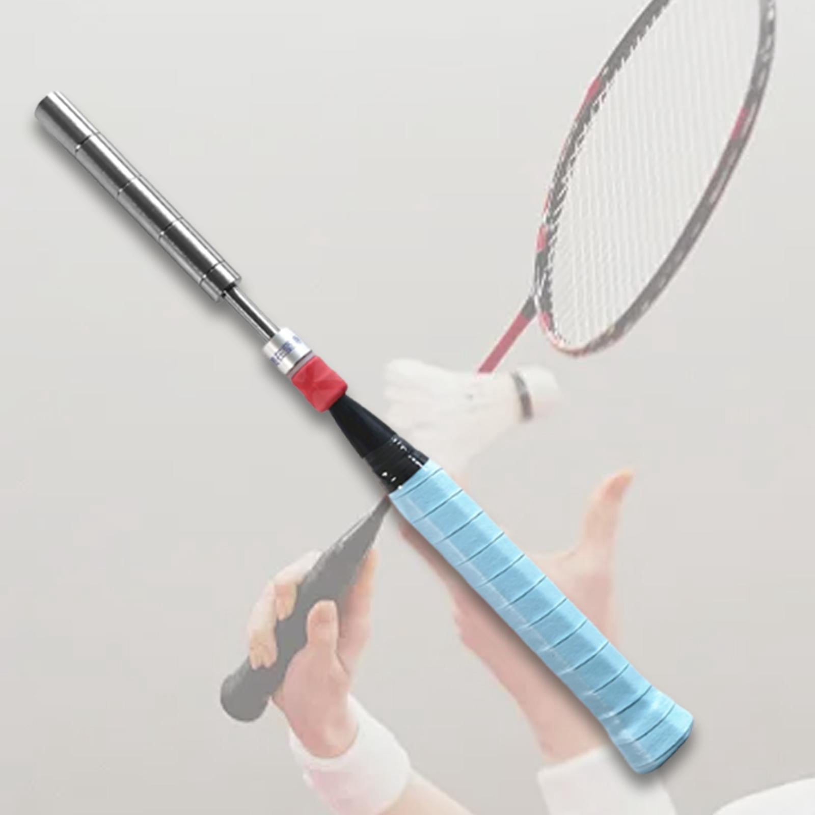 Dualoai Badminton Racket Swing Trainer Adjustable Weight Warm up Stick for Beginners 300g