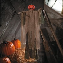 2 Ft. Hanging Green Pumpkin Man Halloween Decoration