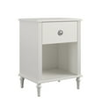 thumbnail image 1 of Little Seeds Rowan Valley Arden 1 Drawer White Kids’ Nightstand, 1 of 9