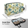 thumbnail image 3 of Uemuo Lilies Flowers Pattern Portable Toiletry Bags with Handle, Waterproof travel Make up Bags for Women, Large Capacity Travel Cosmetic Bags, 3 of 9