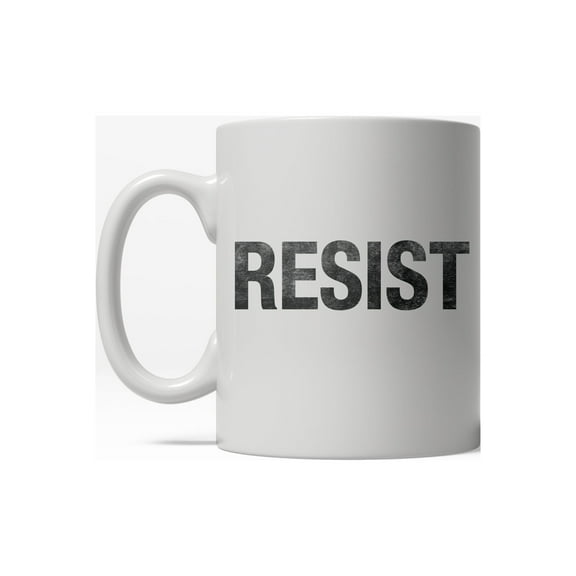 Resist Tee United States of America Protest Rebel National Ceramic Coffee Drinking Mug - 11oz