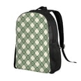 thumbnail image 2 of Fotbe Daisy Plaid Green Travel Laptop Backpack, Business Slim Sturdy Laptops Backpack, Water Resistant College School Computer Bag Gift for Men & Women Fits 15.6 Inch Notebook, 2 of 8