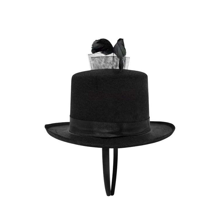 Nicky Bigs Novelties Womens Mini Top Hat Pearl Headband 