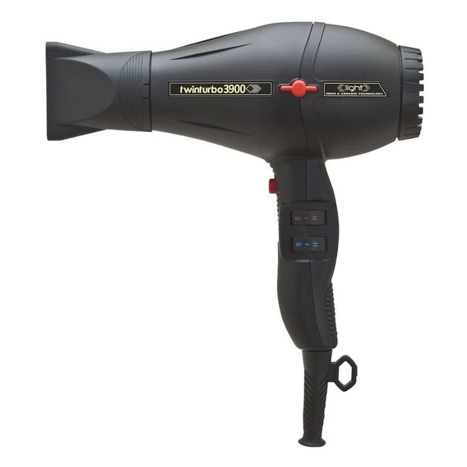 ($219.95 Value) Turbo Power Twin Turbo 3900 Ceramic and Ionic Hair Dryer Black