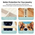 thumbnail image 3 of Corgi Travel Portable Square Jewelry Box Organizer: Ideal Solution for Rings, Earrings, Necklaces, Bracelets, and More! Gift for Girls and Women., 3 of 6