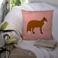 thumbnail image 3 of Animal Art Checkboard Design Fabric Decorative Pillow, 3 of 4