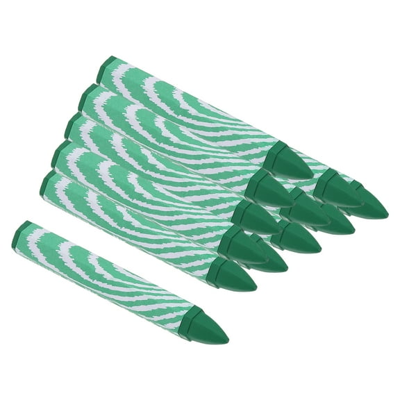 Uxcell Lumber Marking Crayons, 24 Pack 4.1"x0.6" Hex Wax Tire Marker Drawing Crayons Green