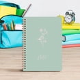thumbnail image 6 of A5 Aesthetic Journal Notebook, Oimcto College Ruled Writing Journal, Cute Hardcover Notebook Suitable for Work, Classroom & Journaling, Left-Handed Friendly, Gold Branch Pattern, Apple Green, 6 of 9