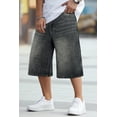 thumbnail image 4 of GINGTTO Men's Baggy Loose Fit Below Knee Denim Shorts, 4 of 8