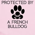 thumbnail image 2 of CafePress - Protected By A French Bulldog Body Suit - Baby Light Bodysuit, Size Newborn - 24 Months, 2 of 4