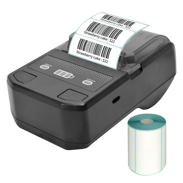 Portable 58mm Thermal Label Maker BT Mini Label Printer Barcode Printer with Rechargeable Battery Compatible with Android iOS Windows for Retail Clothing Price Warehouse L - Walmart.com