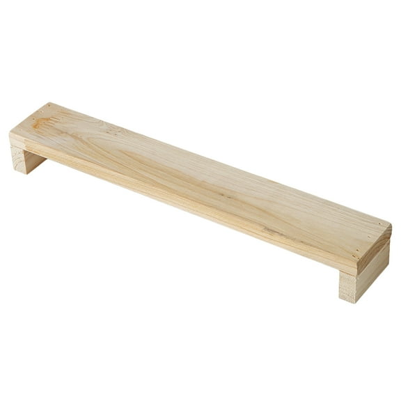WASHWEPE Ergonomic Wrist Rest Wooden Beige 1Pcs 13.76X2.36X1.77in