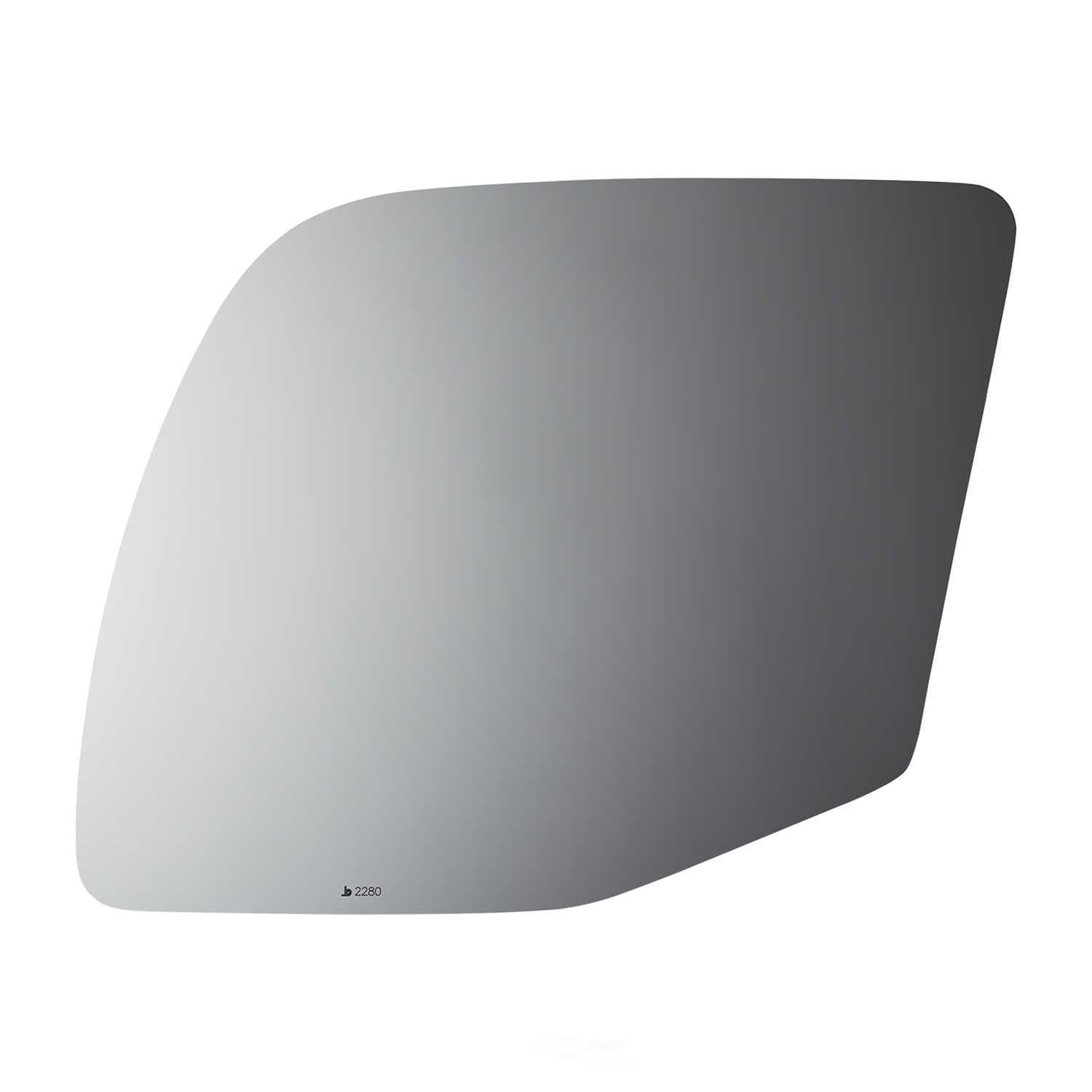 Burco Side View Mirror Replacement Glass - Clear Glass - 2280