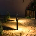 thumbnail image 4 of C Cattleya Low-voltage Black Aluminum LED Landscape Path Lights with Frosted Glass Shade(4-Pack), 4 of 7