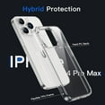 thumbnail image 3 of Case for iPhone 14 Pro Max 6.7 inches, Non-Yellowing Shockproof Phone Case, Anti-Scratch Transparent Back (Transparent), 3 of 3