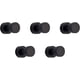 thumbnail image 1 of 5 pack de ganchos adhesivos de pared para trabajo pesado para baño, cocina, armario, armario-latón-negro Feliz Sencillez, 1 of 4