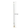 thumbnail image 2 of Docooler Telescopic Radio Antenna 4 Sections Chromium-plating Copper Antenna 360° Rotatable, 2 of 7