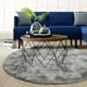 thumbnail image 5 of Alfombras redondas de color gris claro teñidas con lazo para sala de estar, alfombra de 6 x 6 pies, alfombra circular suave y grande para dormitorio, alfombra esponjosa y esponjosa para habitación de, 5 of 5