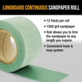 thumbnail image 4 of Dura-Gold Premium - 1500 Grit Green Film - Hook & Loop Backing Longboard Continuous Sandpaper Roll, 2-3/4" Wide, 12 Yards Long - For Auto Detailing, Fine Color Sanding, Long Board Sander Blocks, 4 of 6