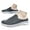Gray, variant on Men's Women's Open Back Sneaker Clogs Knit Mules Shoes Slip on Lightweight Breathable Slippers