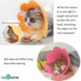 thumbnail image 2 of Adjustable Cat Recovery Collar - Cute Flower Neck Cat Cones After Surgery, Set of 2 Cat E Collar, Surgery Recovery Elizabethan Collars for Kitten and, 2 of 4