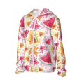 thumbnail image 2 of Pofeuu Watermelon Print Sun Protection Outdoor Lightweight Full Zip UV Cooling Hoodie Long Sleeve Summer Clothing for Outdoor Hiking-Medium, 2 of 5