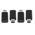 thumbnail image 1 of Mini Usb To Usb C Adapter - 4pcs Mini Usb Male To Type C Female Convert Adapter For Mp3 Players, 1 of 5