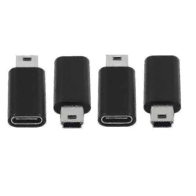 Mini Usb To Usb C Adapter - 4pcs Mini Usb Male To Type C Female Convert Adapter For Mp3 Players
