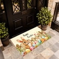 thumbnail image 6 of Easter Bunny Patterned Floor Mat Quick Dry Bath Mat Absorbent Bath Mat Farmhouse Decor Rugs Hallway Rug Classic Decoration Rug Kitchen Absorbent Rug 23.62x15.75 Inch (1Pcs), 6 of 7