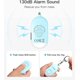 thumbnail image 3 of Alarma De Bolsillo Llavero Recargable Antiagresión Alarma De Autodefensa De Seguridad Con Luz Led Para Mujeres, Hombres, Niños Y Ancianos, 130 Db, 3 Piezas,, 3 of 5