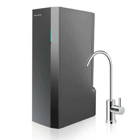 APEC Tankless RO Water Filter System ROTL-AIO - Four-in-One Premium Reverse Osmosis Water Filtration, 2:1 Pure to Drain, Filters Fluoride, Heavy Metals, 1K+ Impurities, Easy DIY Install & Care