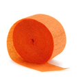 thumbnail image 2 of Jumbo Roll Party Crepe Streamer | Orange Peel |500' | Party Decor, 2 of 3