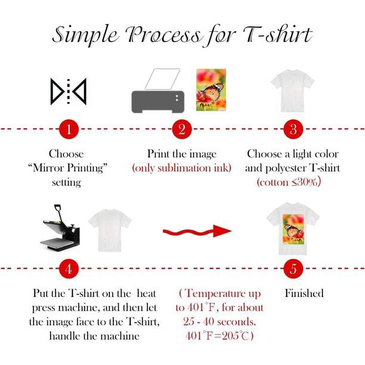A-SUB Sublimation Kit for 150 Sheets A-SUB Sublimation Heat Transfer Paper 13X19 Inch + A-SUB Sublimation Ink 480ML
