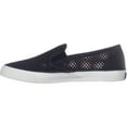 thumbnail image 3 of Womens Sperry Top-Sider Seaside Perforated Slip On Fashion Sneakers, Navy, 3 of 6