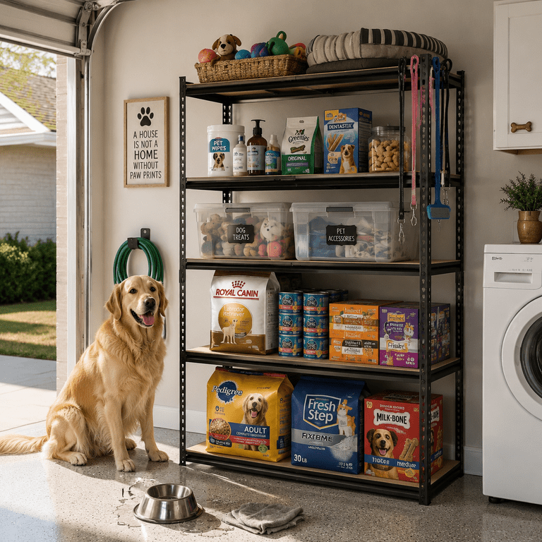 ZEUKMXOO 2200Lbs Garage Shelving Unit, 72