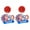 2, variant on American Independence Day 250 Years 1776 To 2026 Celebration Atmosphere Earrings Bow Love Earrings,9