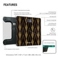thumbnail image 3 of DUKAP LIFE Unique Digital Bathroom Body Weight Scale with LCD Screen Display - RETRO Design, 3 of 6