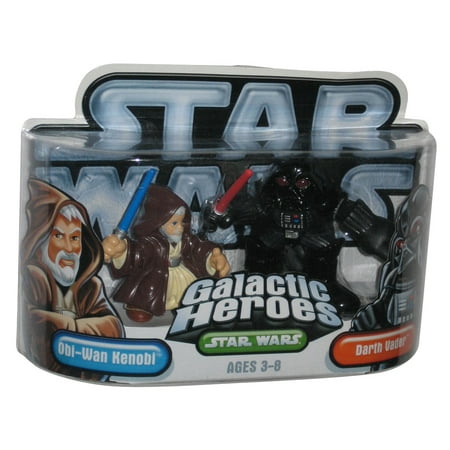 Star Wars Galactic Heroes Obi-Wan Kenobi & Darth Vader Hasbro Figure Set