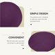 thumbnail image 3 of OHOIOLLA Funda Decorativa Para Taburete Redondo Morado Material Resistente Y Duradero, 3 of 8