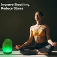 thumbnail image 3 of FANHAO Himalayan Salt Lamp, LED Bulb + Color Changing, USB Control, 5-6 inch Height, Home Decor, 3 of 8