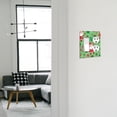 thumbnail image 6 of WIRESTER Double 1-Gang Decorator Light & 1-Gang Duplex Outlet Wall Plate/Switch Plate Cover, Light Green Happy Santa Christmas Pattern, 6 of 6