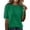 Blackish Green, variant on MEICHEN Women's Short Sleeve Pullover Fashion Crew Neck Knitted Shirt Elegant Lightweight Short Sleeve Spring Summer