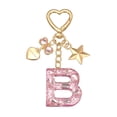 thumbnail image 1 of Llavero de Letra Inicial Lindo Uxcell para Mochila, Bolsa, Llaves de Coche, Letra B Rosa, 1 of 7