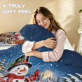 thumbnail image 3 of Qpednta Snowman Town Duvet Cover Set, Soft Cozy Comforter Cover, Breathable Bedding Comforter Set, 3-Piece Comforter Bedding Set, Bedroom Decor for Guest Room Dormitory, 3 of 7