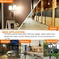 thumbnail image 5 of LUXON Radar Motion Sensor Light Bulbs,Dusk to Dawn LED Light Bulbs Outdoor 9W 6000K Daylight,A19 E26 Base Auto On/Off for Indoor Outdoor Basements, Porch,Courtyards, Garage Pack of 2, 5 of 7