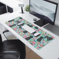 thumbnail image 2 of Long Mouse Pads for Desk,Bichon Dog Blue Florals Desk Mats on Top Of Desks, Desk Mouse Pad Extra Large with 3mm Non-Slip Base and Stitched Edge for Gaming,Office,Work,Home 31.5"x11.8", 2 of 6