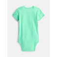 thumbnail image 2 of Wonder Nation Baby Boys Lap Bodysuit with Short Sleeves, Sizes 0M-24M, 2 of 4